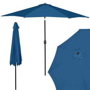 Springos 3m blue garden umbrella collage - Parasol