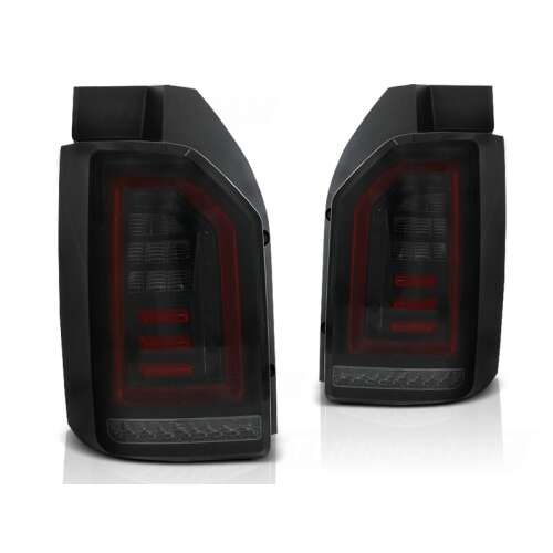 VW T6 2015- Füstös-Fekete Piros LED Hátsó Lámpák