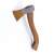 Viking MUTA 0.3 kg Camping-Axt mit Lederscheide