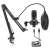 Sada USB kondenzátorového mikrofónu Yenkee YMC 1031 Streamer 2.0, Čierna