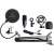 Yenkee YMC 1031 Streamer 2.0 USB Condenser Microphone Kit, Black - All Components