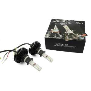 Autós led - H1 LED-es fényszóró párban X3 led 12-24V