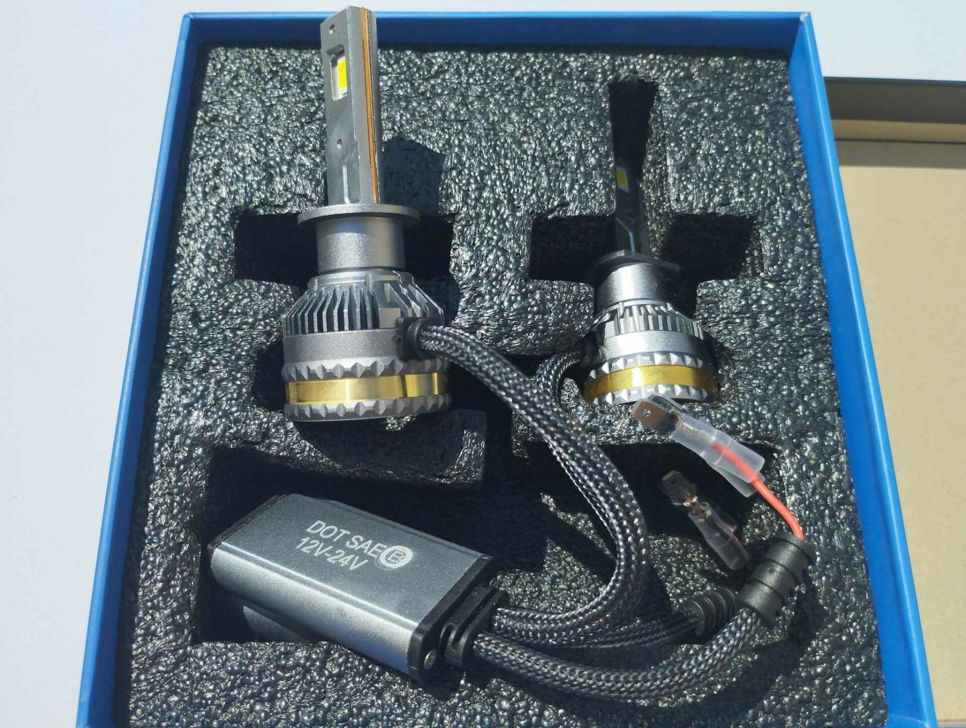 Autós led - H1 LED-es fényszóró párban CANBUS led 9-30V