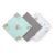 BabyOno set od 3 bambusove muslin krpe s printom aviona
