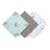 BabyOno set od 3 bambusove muslin krpe s printom aviona