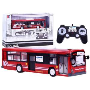 Red remote control bus with box and controller - Nonbrand Remote control vehicle