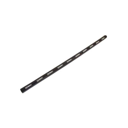 Fekete szilikon cső, 1 méter hosszú, 28mm belső átmérő, 4 rétegű erősített szövetszálú, 5mm falvastagságú, D1Spec márka - Autós szilikoncső és szűkítő