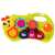 Colorful musical toy piano with a caterpillar design