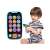 Copilul se joacă cu Hola My First Smartphone jucărie interactivă pentru bebeluși de culoare albastră