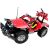 CaDA TECHNIC Red Off-Road Building Block Car Angled View