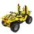 CaDA TECHNIC Yellow Off-Road Building Block Car Angled View