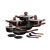 Berlinger Haus Ebony Rosewood 15-teiliges Kochtopfset