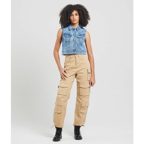 Retro Jeans Eileen Baggy Cargo Nadrág - Bézs 168212138 - Női nadrág