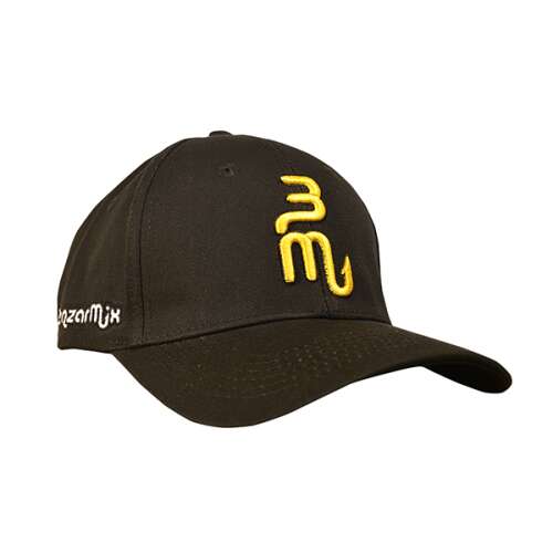 Benzár Mix fekete baseball sapka sárga logóval