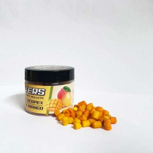 Madix Softers lebegő lágy pelletek, 8x10mm, Scopex & Mango ízű, 30g