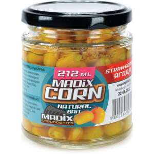 Madix kukorica eper ízű, 212ml, természetes csalétek ponty és feeder horgászathoz - Madix