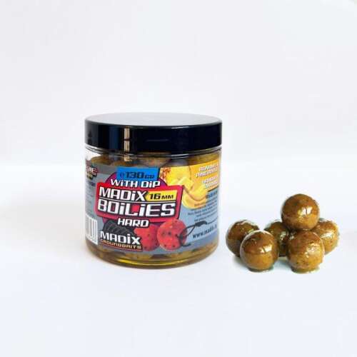 Madix kemény bojli dip-ben 16mm banán-ananász 130g