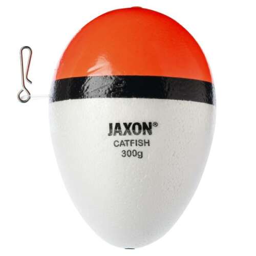Jaxon Catfish Float 300g, narancs és fehér úszó fekete csíkkal, horgászúszó - Úszós aprócikk