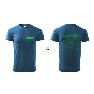 Nevis horgász póló halakkal a háton - Póló