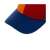 Close up of the brim of a Malatec propeller hat, colorful baseball cap with spinning propeller