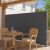 Springos Retractable screening wall, privacy 400X180CM, black 134476039