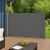 Springos Retractable screening wall, privacy 400X180CM, black 134476039