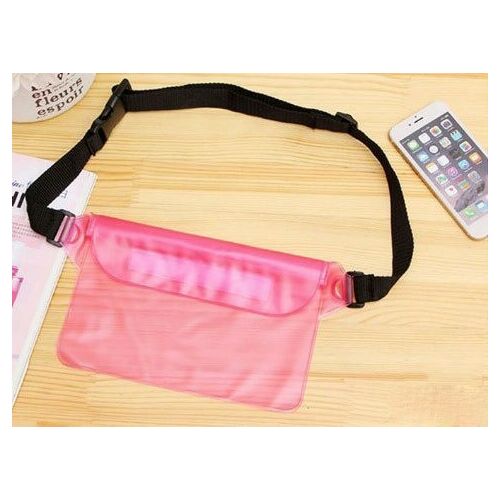 Vízálló Telefontok és Irattartó - PVC - 22x15,5 cm - Rózsaszín 133312244