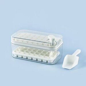 Jégkocka készítő szett - Fehér 133315121 - Műanyag pohár