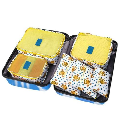 Utazó Bőröndrendező Szett - 6 db - Rózsaszín