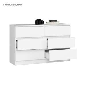 Timeless Tools 6 fiókos Komód -több típusban #fehér