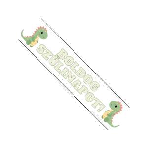 Kinder-Schultergurt mit Dinosaurier-Motiv zum Geburtstag - Kunst & Hobby