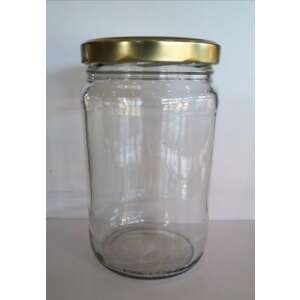 1700ml glass jar with gold lid - Food storage