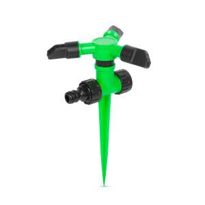 Garden of eden 11345b 360° forgó szórófej tüskevel, állítható szög, zöld műanyag - Locsolófej