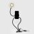 LED Ring Light with Phone Holder and Clip, Lit