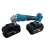 Haina 48V Cordless Angle Grinder with 2 Batteries, 125mm, HN/BAG125