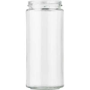 Borcan de sticlă Minimal 580ml cu capac, borcan de sticlă transparent, borcan gol, borcan de depozitare, borcan pentru conserve, borcan de bucătărie, borcan pentru depozitarea alimentelor - Depozitarea alimentelor