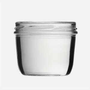 Borcan de sticlă Sturz 235ml cu capac negru - Depozitarea alimentelor