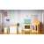 Ecotoys Grace rezidenciája 3 szintes fa Babaház bútorokkal #fehér-szürke 36392859}