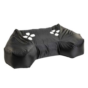 Fekete Gamer Babzsákfotel - Játékvezérlő alakú babzsák a kényelmes játékhoz - Babzsákfotel & Ülőke