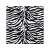 Zebra gemusterter Filzstoff