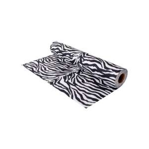 PlayBox Zebra gemusterte Filzrolle, 0,45 x 5 Meter - Textile Meterware
