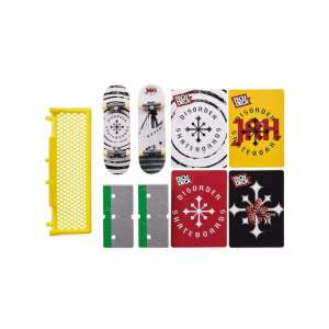 Tech Deck Disorder VS. széria ujjgördeszka szett, két ujjgördeszkával, egy utcai elemmel és trükk kártyákkal - Gördeszkázás
