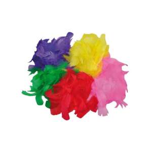 200 darabos színes pulyka toll csomag kézműveskedéshez és dekorációhoz - Őszi dekorációs kellék