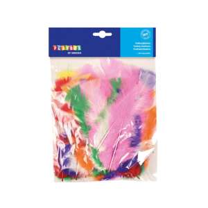 PlayBox of Sweden 60 darabos színes pulyka toll csomag kézműveskedéshez és dekorációhoz - Őszi dekorációs kellék