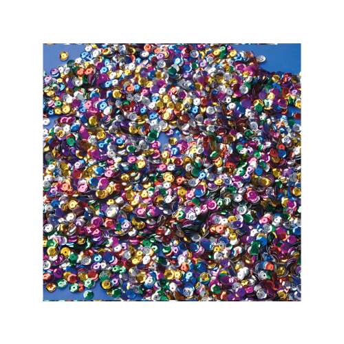 PlayBox 6mm színes flitterek, 100g - Dekor glitter és flitter