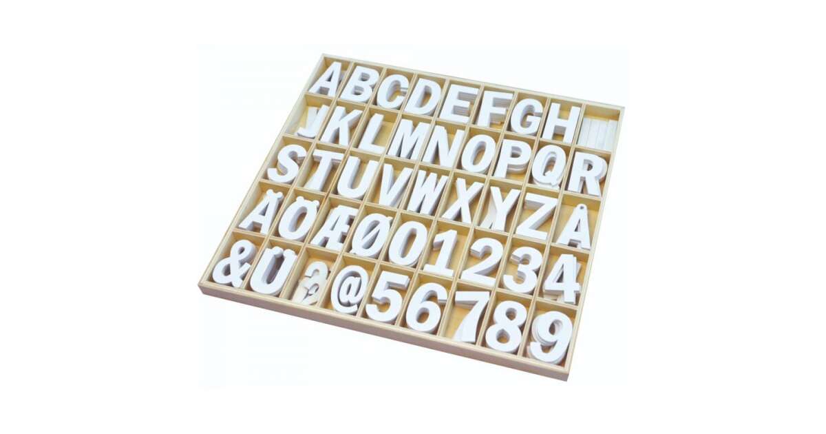 Relaxdays Holzbuchstaben Set, 104-teilig, Großbuchstaben A-Z, 5 Cm Hoch Xl Buchstaben Zum Basteln Deko Alphabet Bunt 81495016
