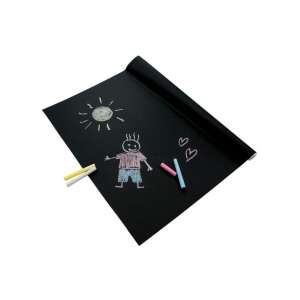 PlayBox Selbstklebende Schwarze Kreidetafelrolle, 200x45cm - Präsentationstools