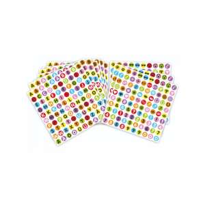 PlayBox betűk, számok és szimbólumok matrica szett 1000 db-os - Playbox