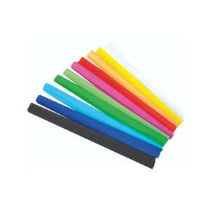 10er Pack farbige Krepppapierrollen, 50x200cm, perfekt für Bastelarbeiten, Dekorationen und Geschenkverpackungen - Kunst & Hobby