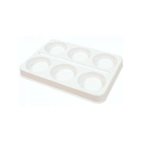 PlayBox 6 férőhelyes õres festőpaletta 57 mm-es korongokhoz